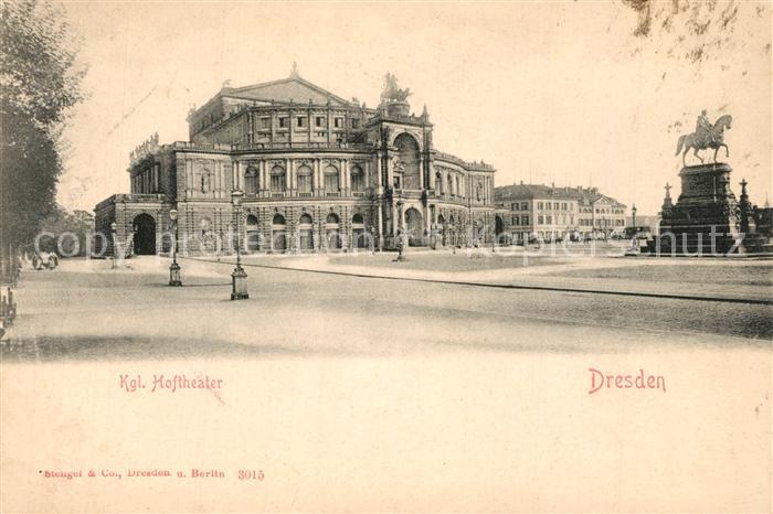 Dresden Koenigiches Hoftheater