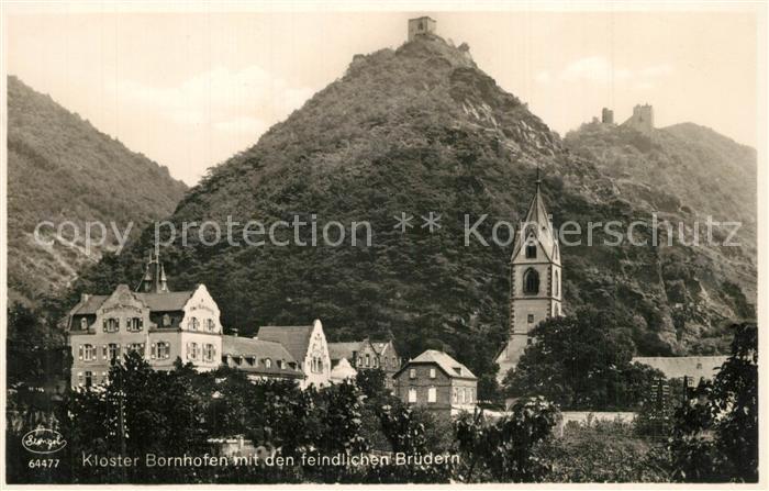 Kamp-Bornhofen Kloster Bornhofen Feindliche Brueder