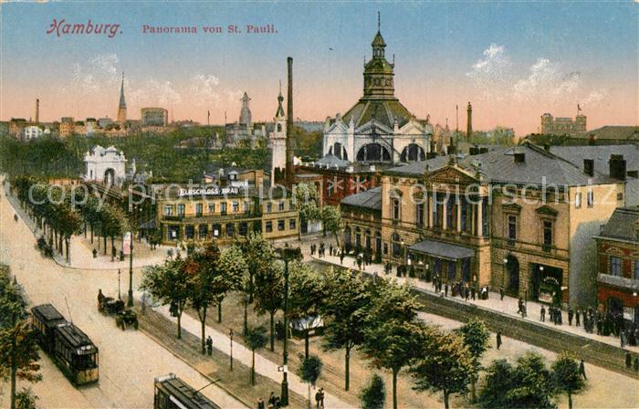 Hamburg Panorama Sankt Pauli