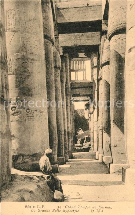 Karnak Egypt Grand Temple de Karnak La Grande Salle hypostyle