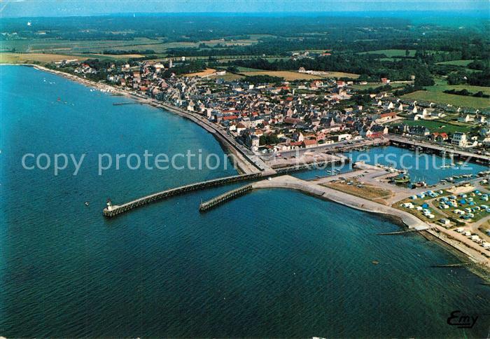 Grandcamp les Bains Vue generale aerienne