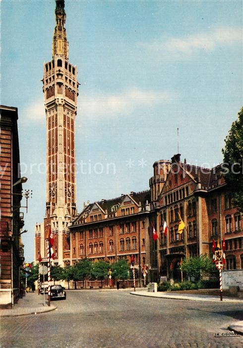 Lille Nord Hotel de Ville et son Beffroi