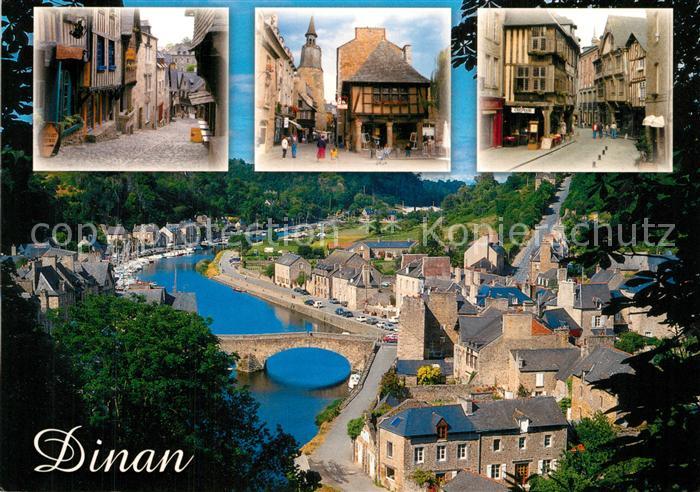 Dinan 22 Les vieilles maisons et la vallee de la