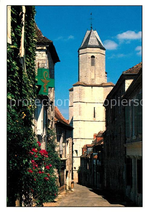 Martel Lot La rue Droite menant a l’eglise St Maur