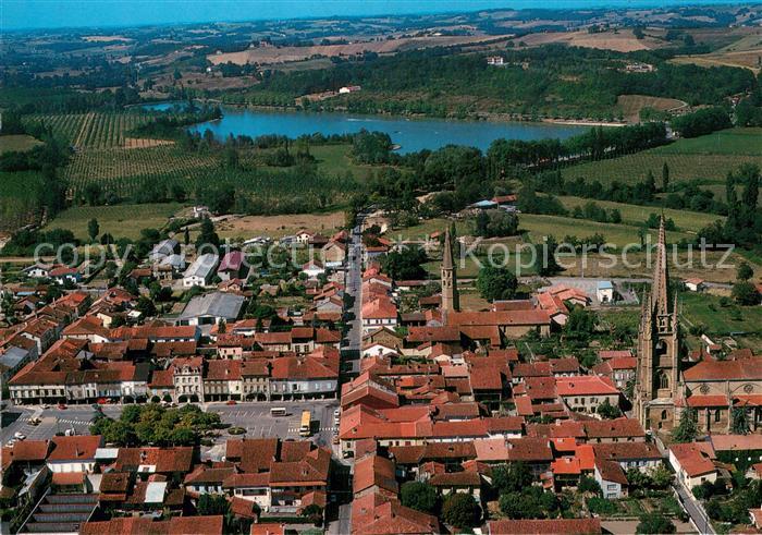 Marciac Vue generale aerienne