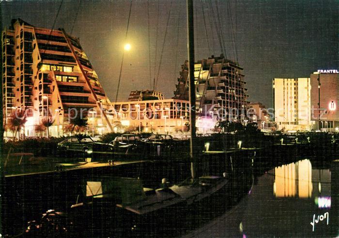 La Grande-Motte La Port la nuit