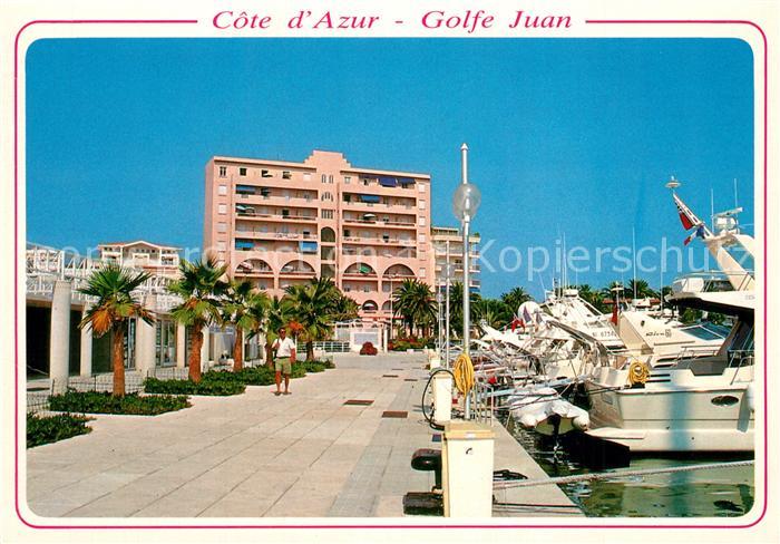 Golfe-Juan Vallauris 06 Alpes-Maritimes Le port Camille Rayon La promenade