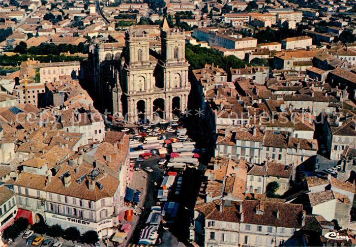 Auch Gers Vue generale aerienne La Cathedrale