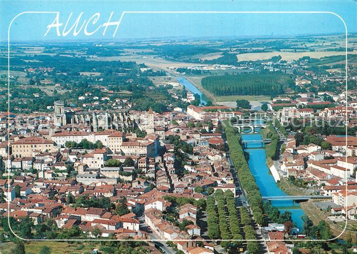 Auch Gers Vue aerienne sur la ville