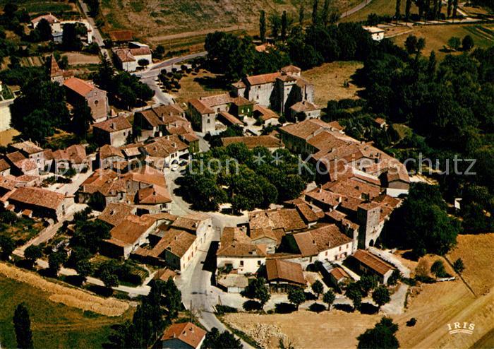 Fources Une des plus belles bastides de Gascogne Vue aerienne