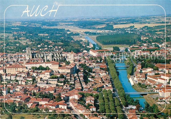 Auch Gers Vue aerienne sur la ville