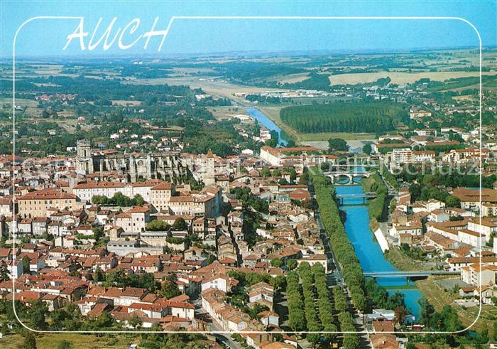 Auch Gers Vue aerienne sur la ville