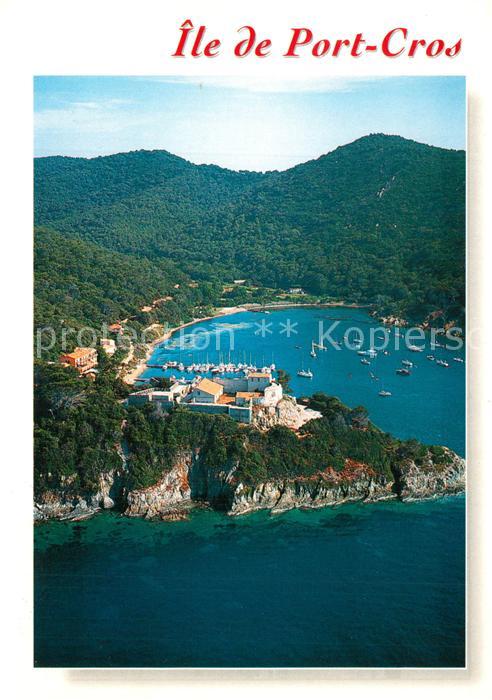 Ile de Port-Cros Vue generale aerienne