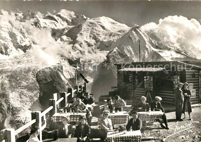 Chamonix Terrasse du Brevent Panorama sur le massif du Mont Blane