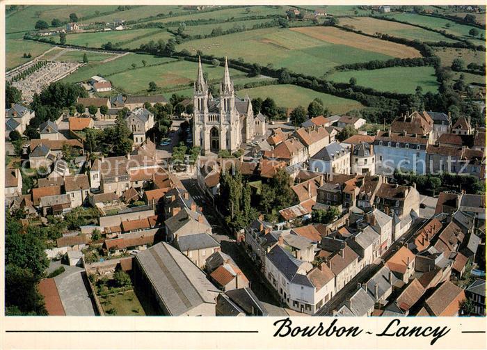Bourbon-Lancy Vue aerienne Eglise