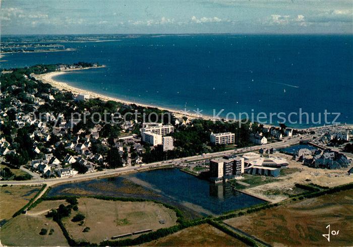 Carnac Plage Vue generale aerienne sur la plage