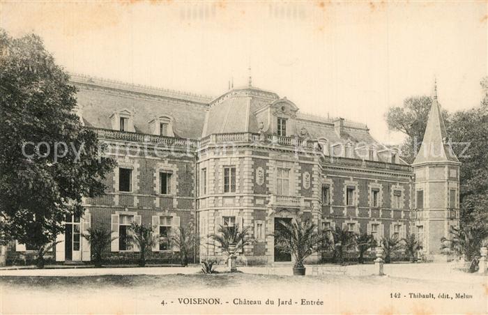 Voisenon Seine et Marne Chateau du Jard Entrée Schloss