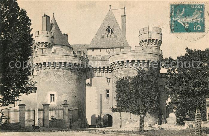 Argenton-sur-Creuse Chateau de Chabenet Schloss