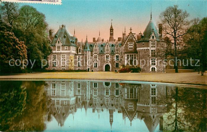 Bonnetable Chateau et la pièce d eau Schloss Teich