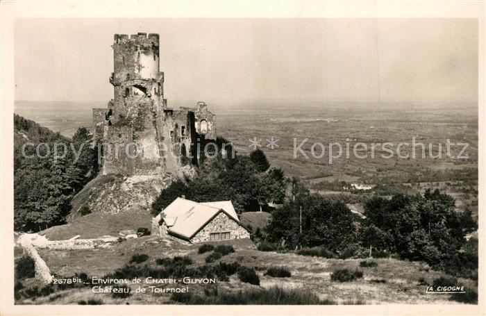 Chatel-Guyon Chateau de Tournoel Ruines Schloss Ruinen