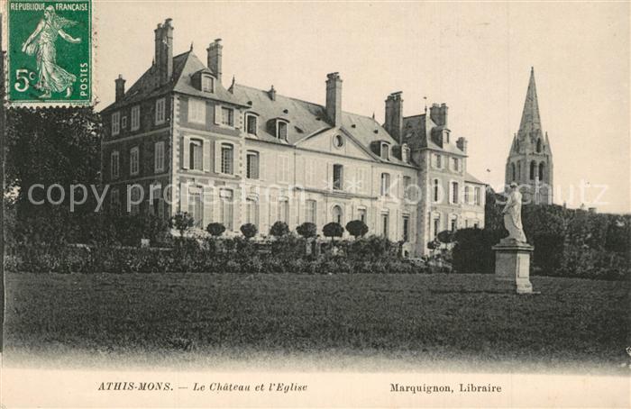Athis-Mons Chateau Eglise Monument Schloss Kirche