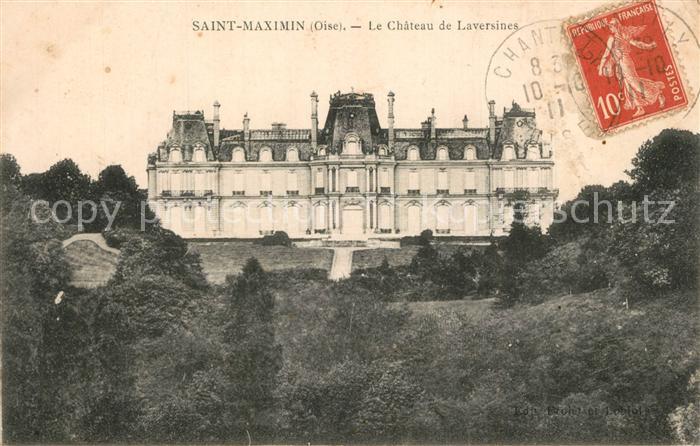 Saint-Maximin Oise Chateau de Laversines Schloss
