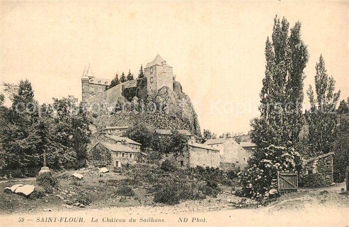 Saint-Flour Cantal Chateau du Sailhans