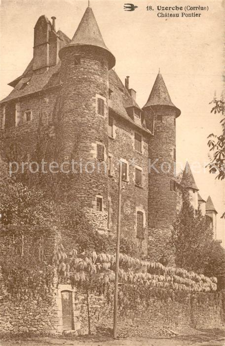 Uzerche Chateau Pontier Schloss