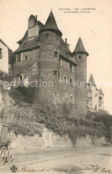 Uzerche Chateau Pontier Schloss