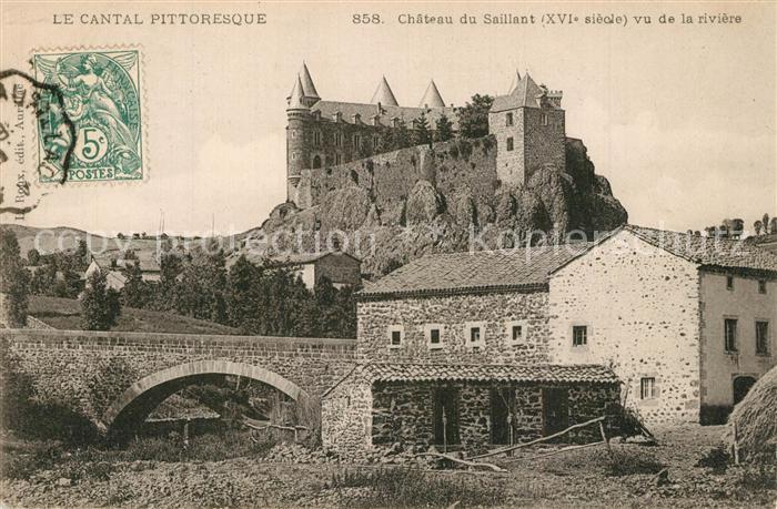 Andelat Chateau du Saillant XVIe siècle Schloss