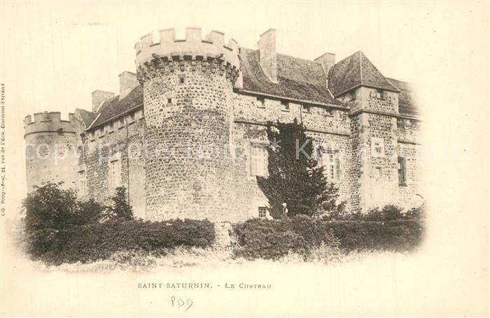 Saint-Saturnin Puy-de-Dome Chateau Schloss