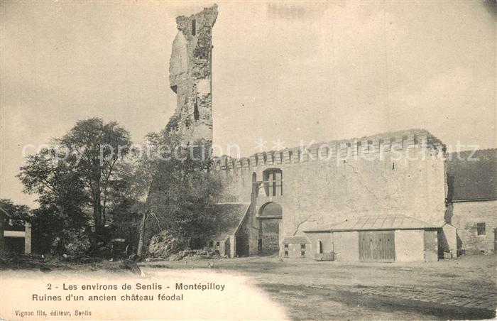 Montepilloy Ruines d_un ancien Chateau féodal