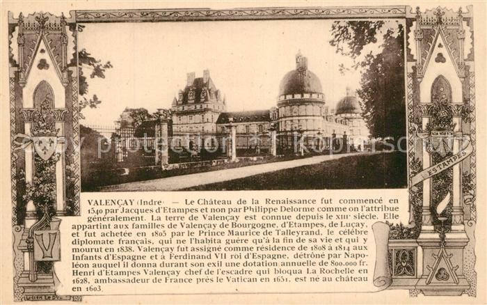 Valencay Chateau de la Renaissance Histoire