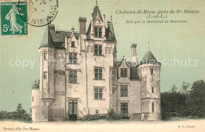 Sainte-Maure-de-Touraine Chateau de Brou Schloss