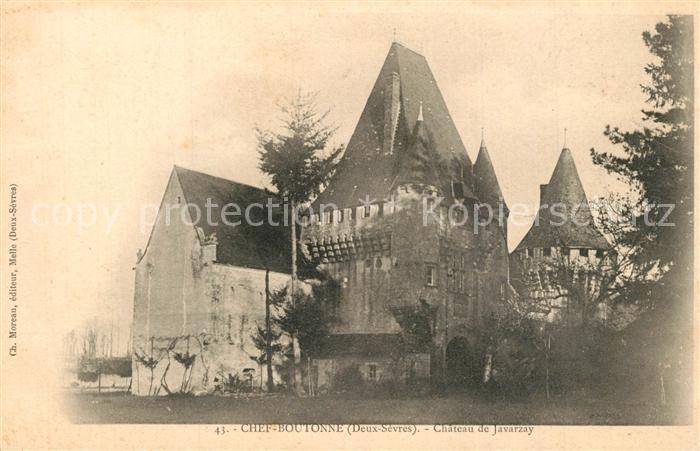 Chef-Boutonne Chateau de Javarzay Schloss