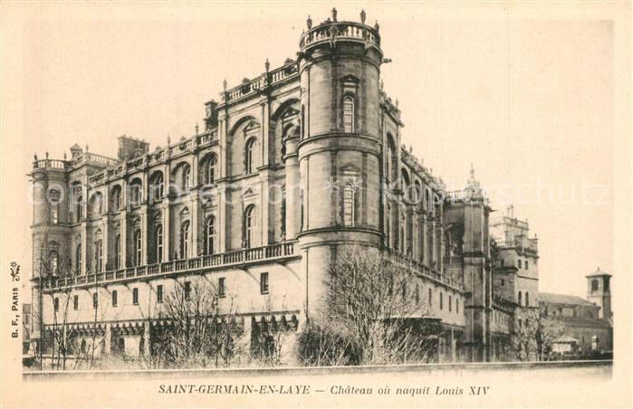 Saint-German-en-Laye Chateau où naquit Louis XIV Schloss