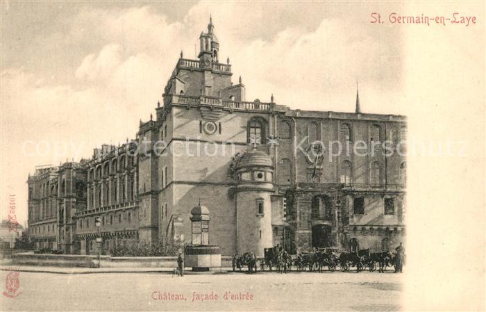 Saint-Germain-en-Laye Chateau facade d entrée Schloss