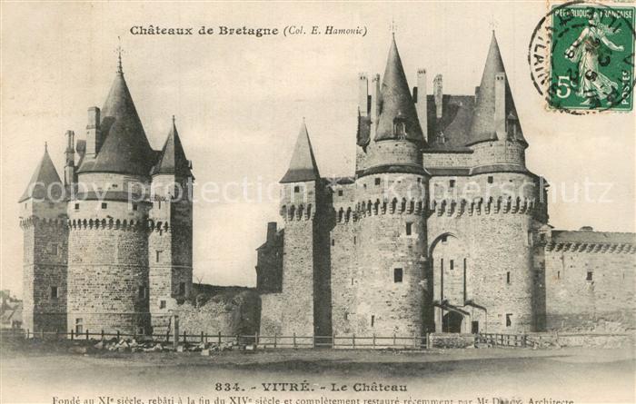 Vitre d Ille-et-Vilaine Chateau Schloss