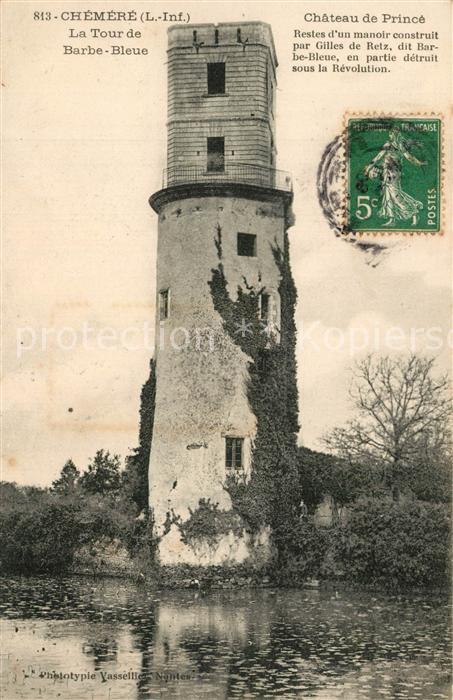 Chemere Chateau de Princé Tour de Barbe Bleue