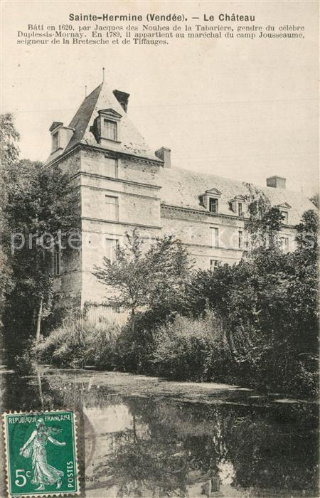 Sainte-Hermine Chateau Schloss
