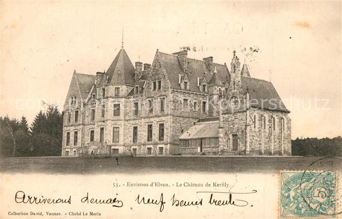 Elven Chateau de Kerfily Schloss