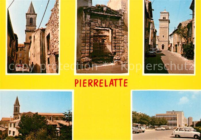 Pierrelatte Eglise Vieille Porte Tour de l Horloge Clocher Poste