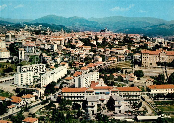 Aubenas Vue aérienne Hospice Bois Vignal et l'Immaculée Conception