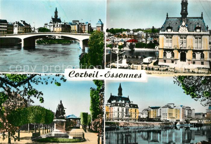 Corbeil-Essonnes Pont Mairie Allées Saint Jean Moulins