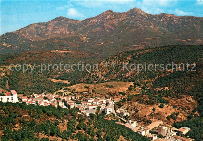 Le Perthus La Junquera vue aérienne de la Frontière Francaise Espangole