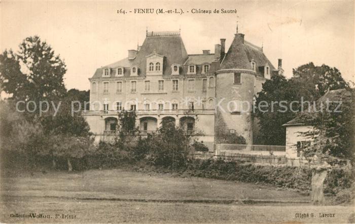Feneu Chateau de Sautré Schloss