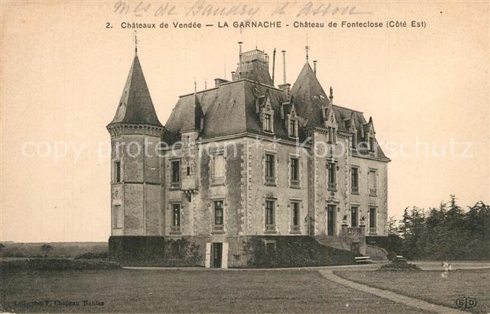 La Garnache Chateau de Fonteclose Schloss