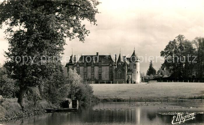 Saint-Maurice-les-Charencey Chateau La Guimandière Etang