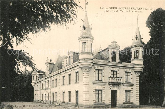 Nueil-sous-Passavant Chateau de Vaillé Rochereau Schloss