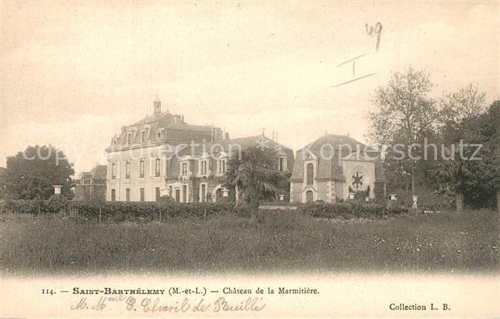 Saint-Barthelemy-d Anjou Chateau de la Marmitière Schloss